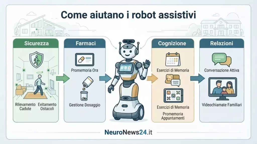 Robot di assistenza per gli anziani: un connubio di autonomia e compagnia con nuove sfide da affrontare