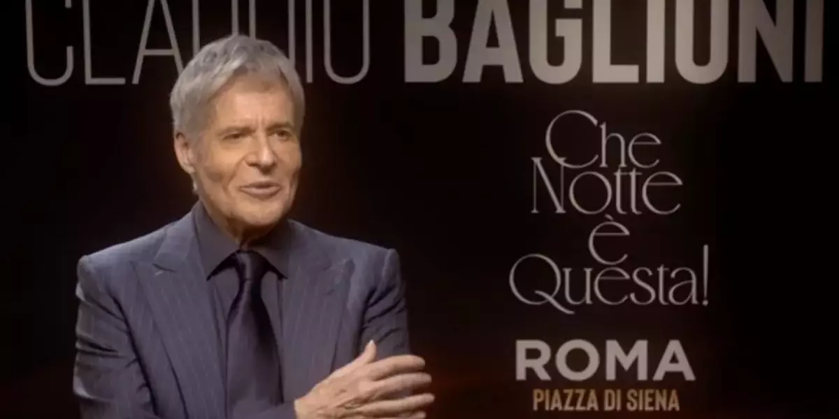 Claudio Baglioni incanta Roma con 'Che Notte è Questa!'