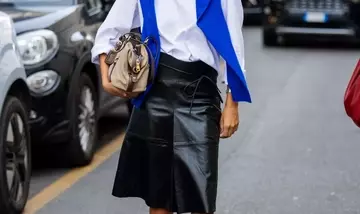 La Gonna in Pelle Midi: Protagonista Inaspettata della Moda Autunnale Milanese